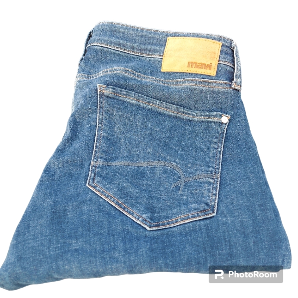 Mavi Jeans‎ Marcus Medium Wash Straight Leg Jeans Size 36X 27